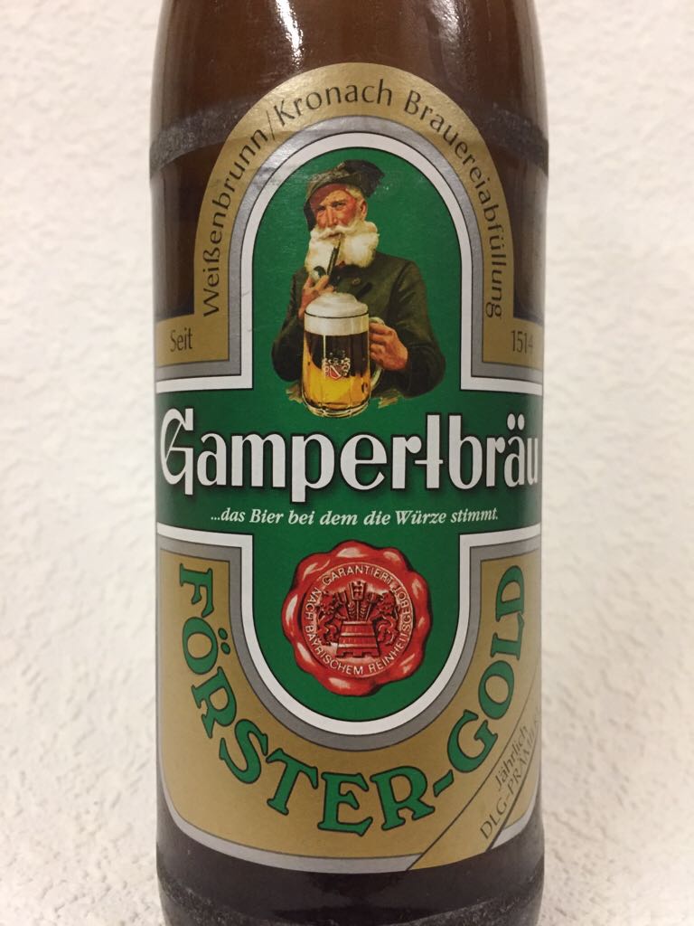 Gampertbräu - Förster-Gold - Gampertbräu Weißenbrunn/b. Kronach (500 mL) alcohol collectible [Barcode 4022022002127] - Main Image 2