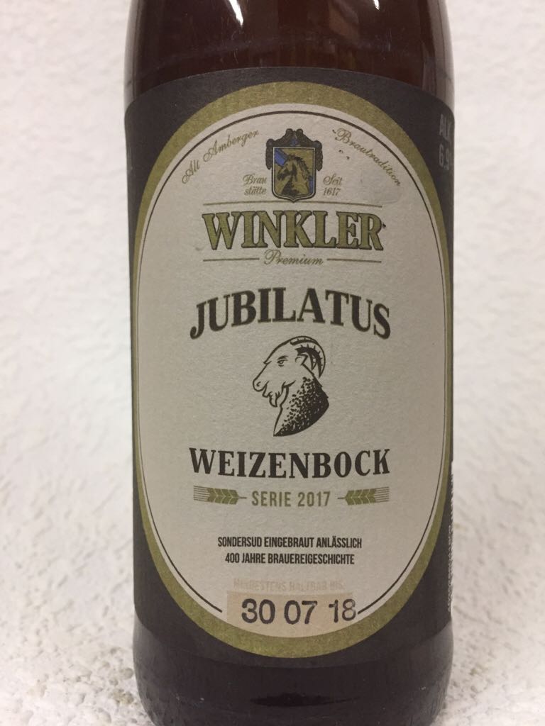 Winkler - Jubilatus  - Privatbrauerei Winkler, Amberg (330 mL) alcohol collectible [Barcode 4035288041809] - Main Image 2
