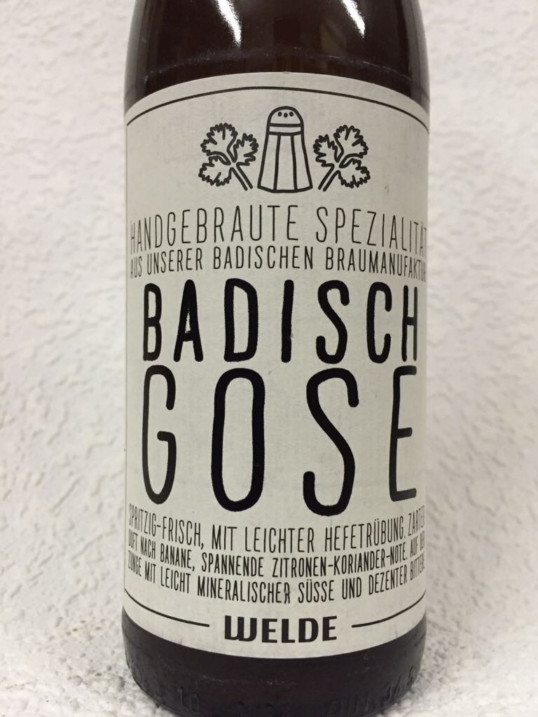 Badisch Gose - Welde (330 mL) alcohol collectible [Barcode 4043800018444] - Main Image 2