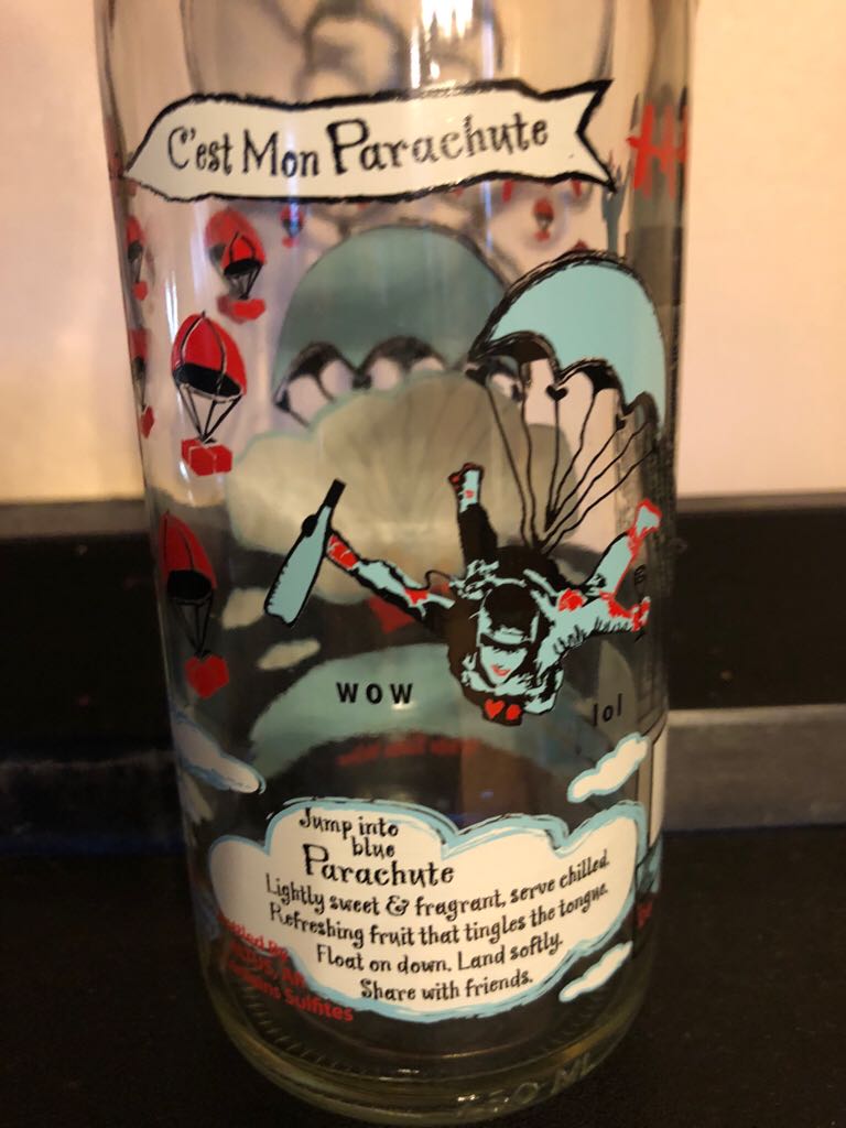 Blue Parachute - Post Winery (750 mL) alcohol collectible [Barcode 051824920210] - Main Image 2