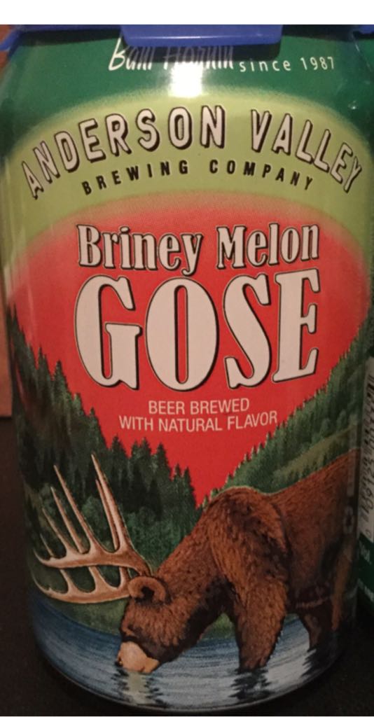 Bring Melon Gose  - Anderson Valley (12 fl. oz.) alcohol collectible [Barcode 009125003354] - Main Image 1