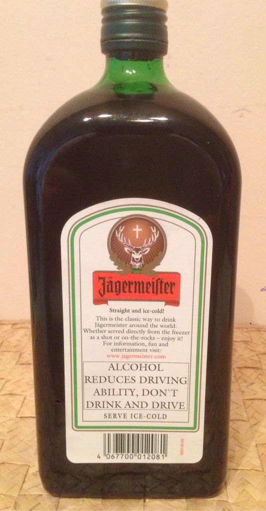 Jaegermeister  - Mast-Jägermeister AG (750 mL) alcohol collectible [Barcode 4067700012081] - Main Image 2