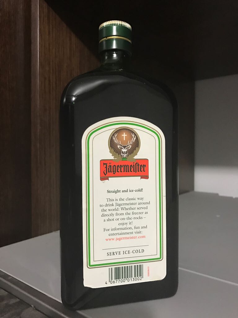 Jagermeister - Mast-Jägermeister SE, Wolfenbüttel, Germany (750 mL) alcohol collectible [Barcode 4067700013002] - Main Image 2