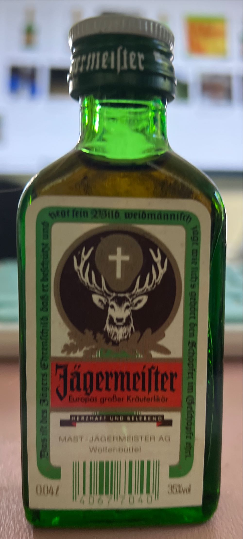 Jägermeister - Mast-Jägermeister AG (40 mL) alcohol collectible [Barcode 40677040] - Main Image 2