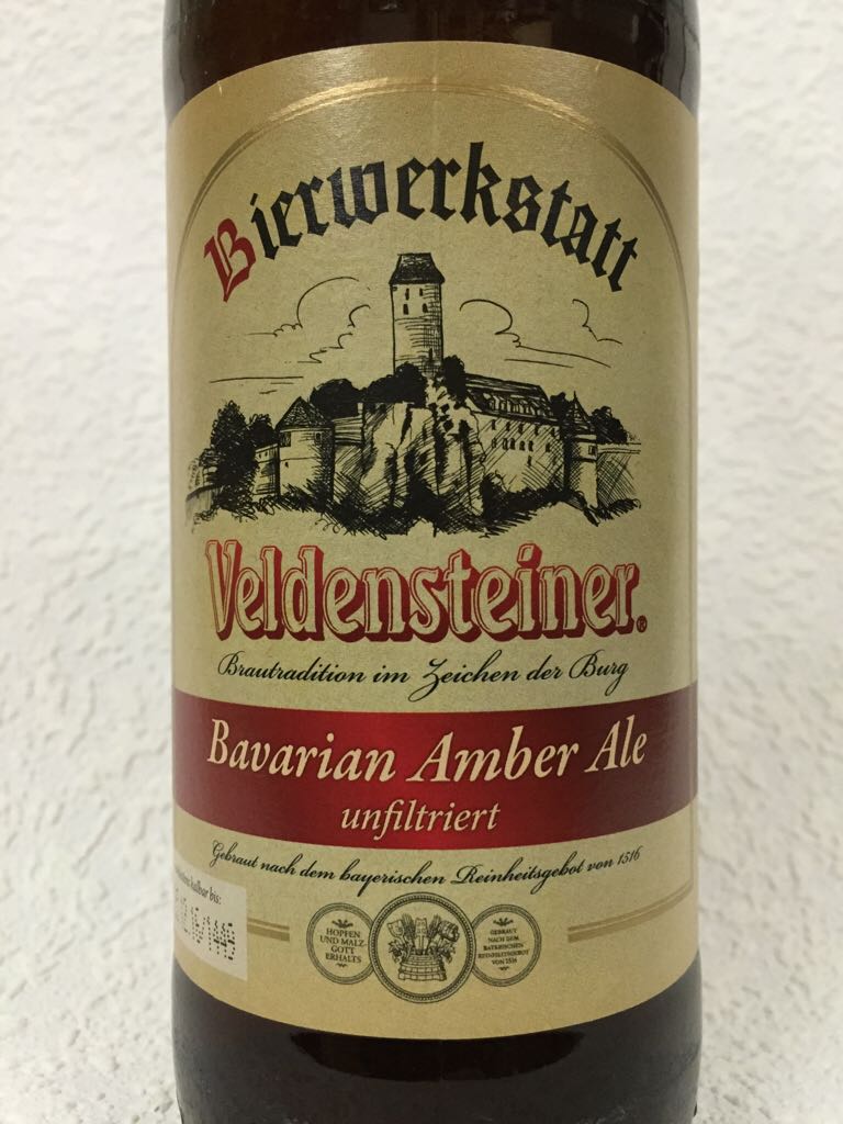 Veldensteiner - Bavarian Amber Ale - Kaiser Bräu, Neuhaus/Pegnitz (500 mL) alcohol collectible [Barcode 40716572] - Main Image 2