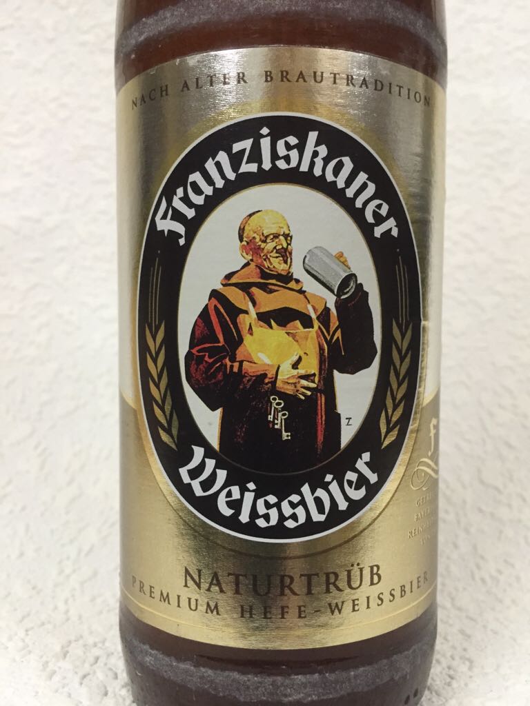 Franziskaner - Weissbier Naturtrüb  - Spaten-Franziskaner-Bräu (500 mL) alcohol collectible [Barcode 4072700001126] - Main Image 2