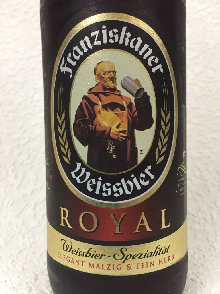 Franziskaner Weissbier Royal - Spaten-Franziskaner-Bräu (500 mL) alcohol collectible [Barcode 4072700311027] - Main Image 2