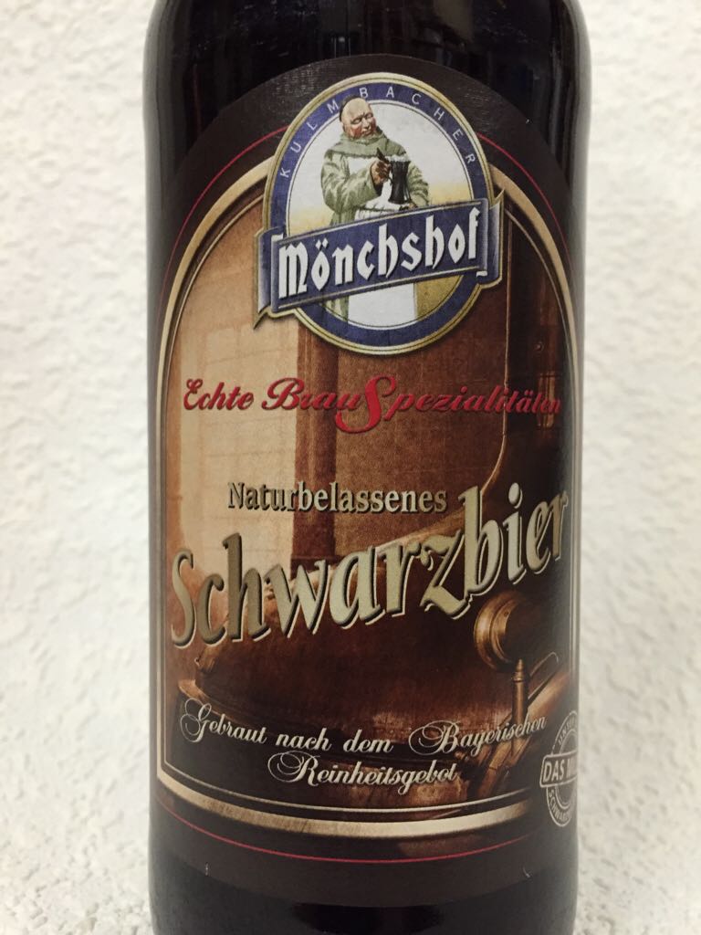 Mönchshof - Schwarzbier - Kulmbacher Brauerei AG (500 mL) alcohol collectible [Barcode 4082100002104] - Main Image 2