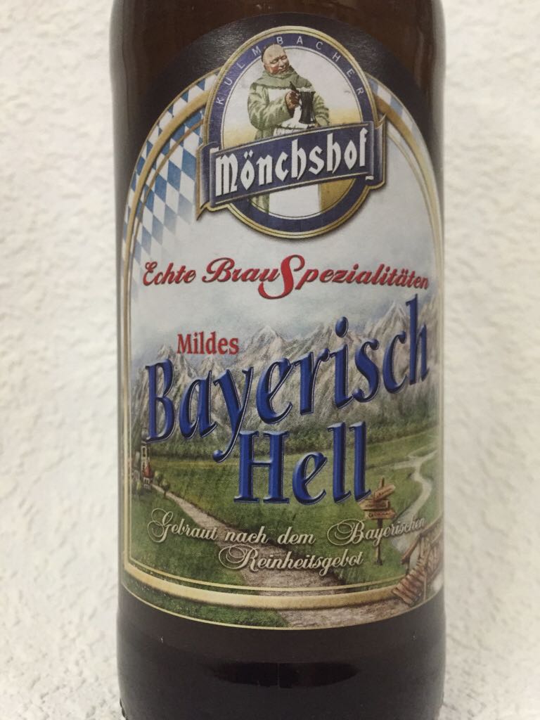 Mönchshof - Bayerisch Hell - Kulmbacher Brauerei AG (500 mL) alcohol collectible [Barcode 4082100003453] - Main Image 2