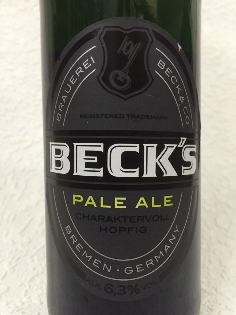 Beck’s - Pale Ale - Anheuser-Busch (330 mL) alcohol collectible [Barcode 4100130002403] - Main Image 2