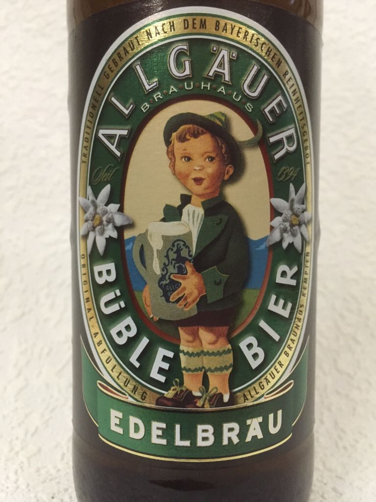 Allgäuer Büble Bier - Allgäuer Brauhaus Kempten (500 mL) alcohol collectible [Barcode 4103210001297] - Main Image 2