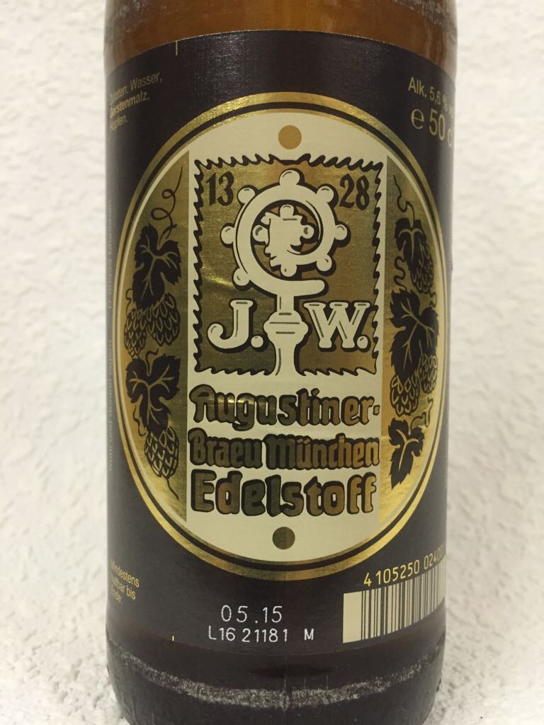Augustiner - Edelstoff - Augustiner Brauerei, München (500 mL) alcohol collectible [Barcode 4105250024007] - Main Image 2