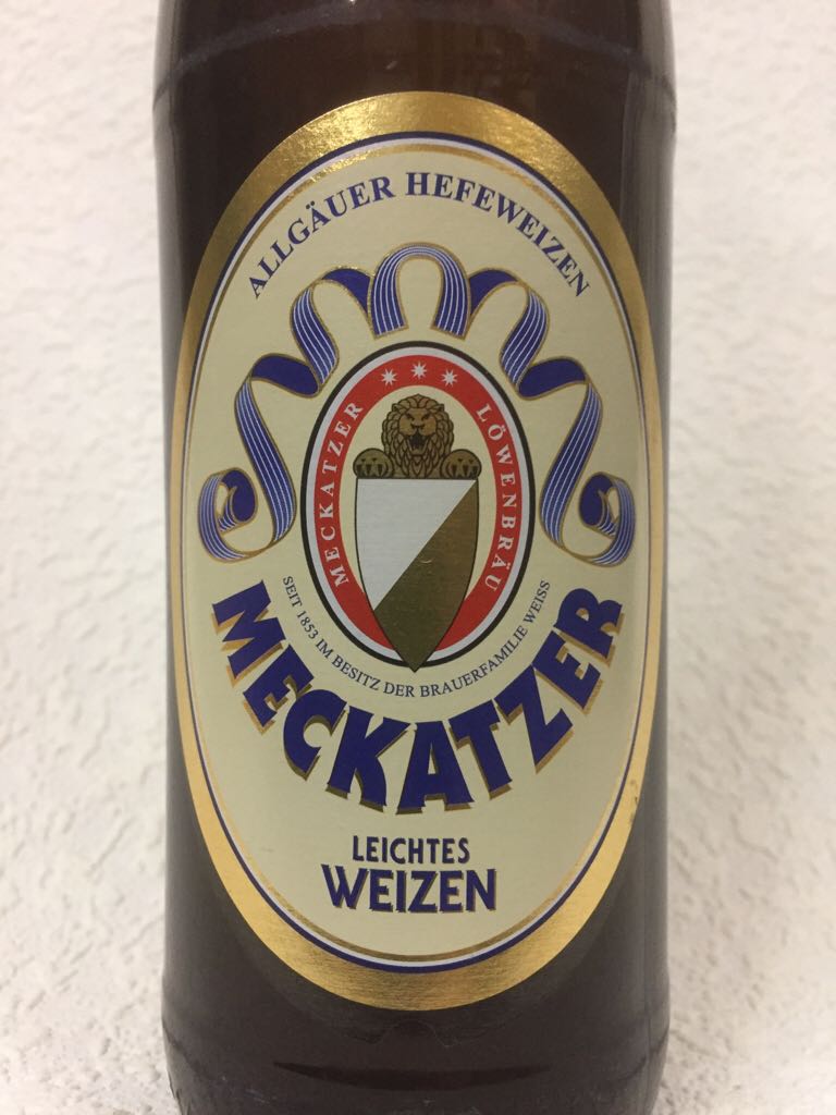 Meckatzer - Leichtes Weizen - Meckatzer Löwenbräu Benedikt Weiss KG (500 mL) alcohol collectible [Barcode 4105670003101] - Main Image 2