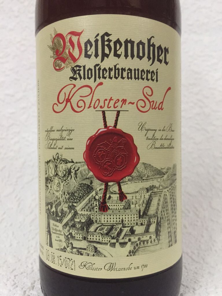 Weißenoher Klostersud - Klosterbrauerei Weißenohe (500 mL) alcohol collectible [Barcode 41059135] - Main Image 2