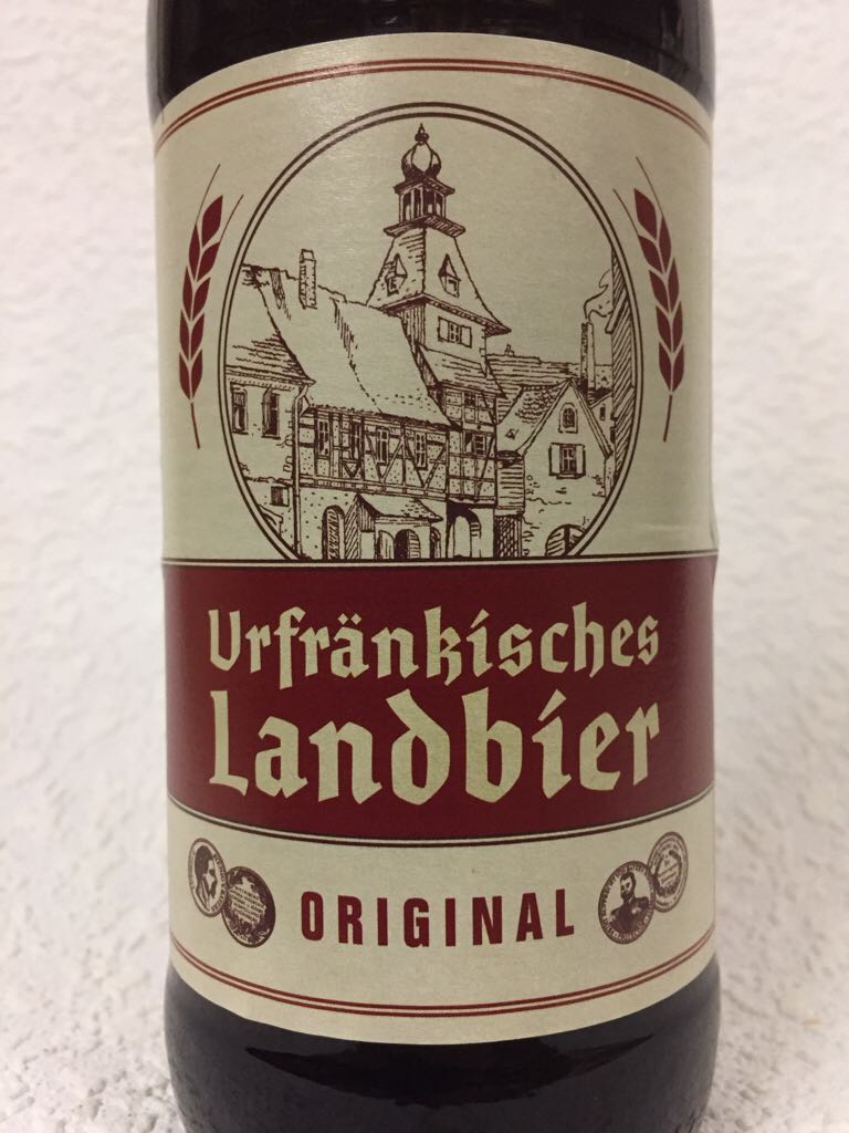 Urfränkisches Landbier - Brauerei Kesselring, Marktsteft (500 mL) alcohol collectible [Barcode 42007227] - Main Image 2