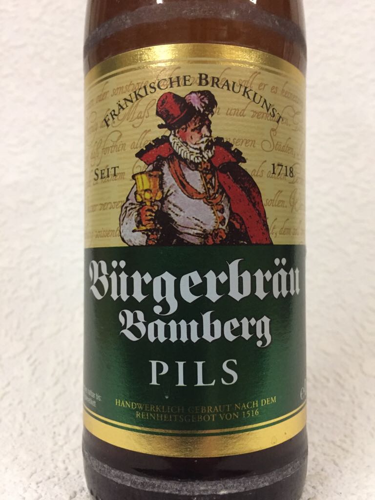 Bürgerbräu Bamberg - Pils - Bürgerbräu Bamberg (500 mL) alcohol collectible [Barcode 42030911] - Main Image 2
