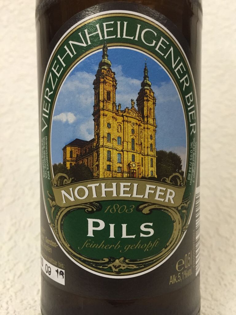 Nothelfer Pils - Brauerei Trunk, Vierzehnheiligen (500 mL) alcohol collectible [Barcode 4260093970024] - Main Image 2