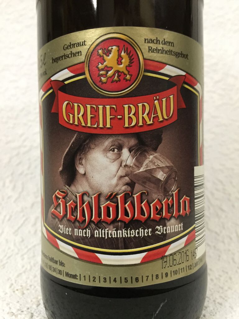 Greif Bräu - Schlöbberla - Privatbrauerei J. Greif Forchheim (500 mL) alcohol collectible [Barcode 4260101780348] - Main Image 2