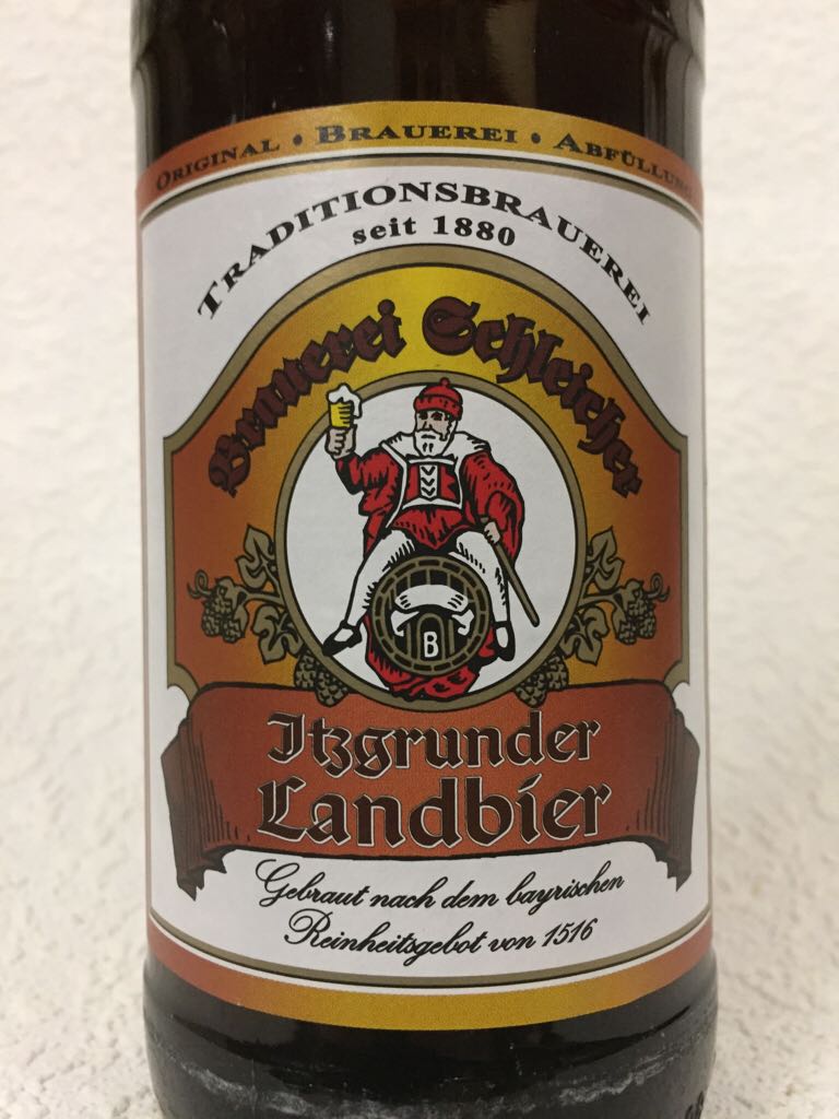 Itzgrunder Landbier  - Traditionsbrauerei Schleicher, Kaltenbrunn (500 mL) alcohol collectible [Barcode 4260236348437] - Main Image 2