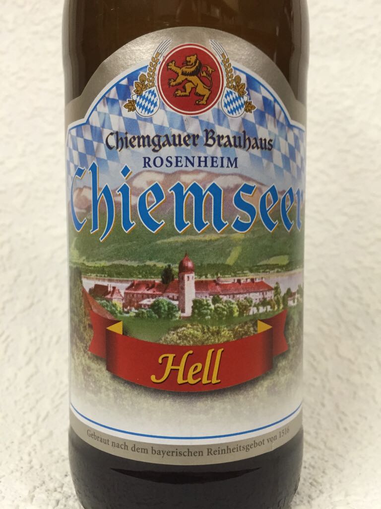 Chiemseer Hell - Chiemgauer Brauhaus Rosenheim (500mL) alcohol collectible [Barcode 4260248223616] - Main Image 2