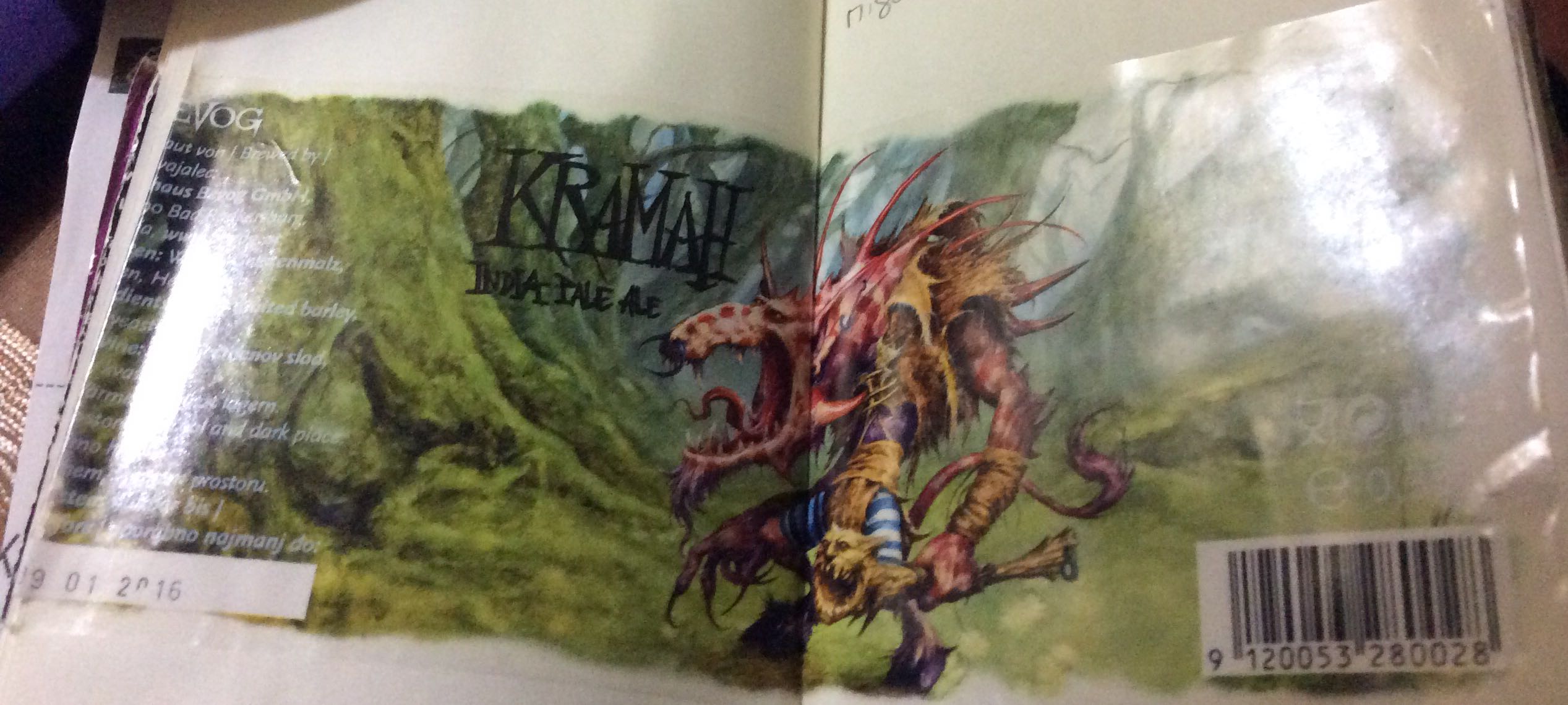 Kramah - Brauhaus Bevog GmbH (330 mL) alcohol collectible [Barcode 4260402680019] - Main Image 2