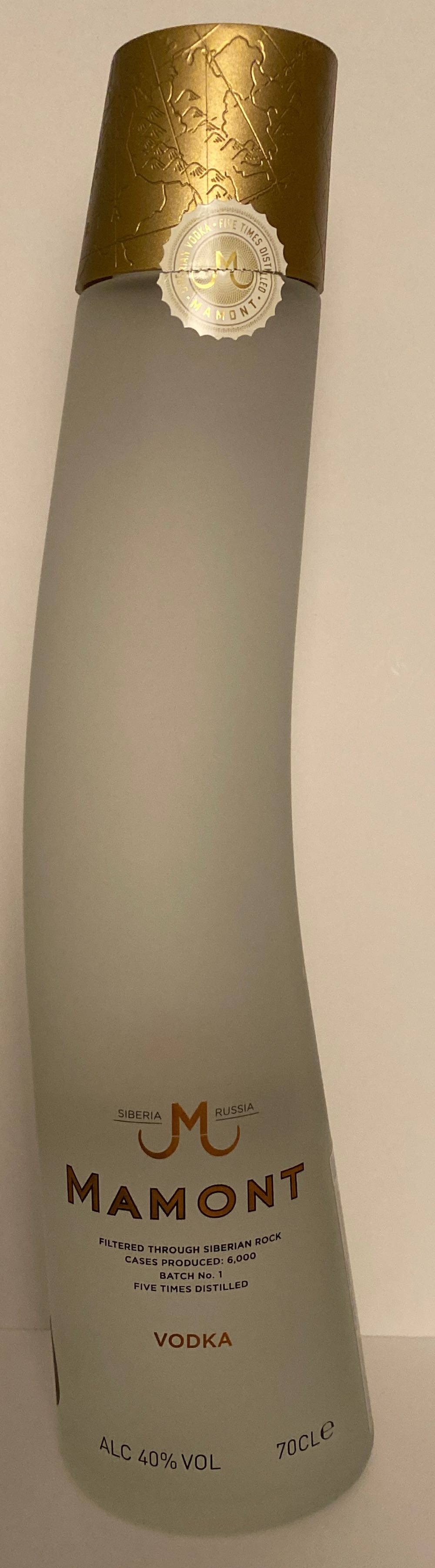 Mamont Vodka Sibirischer Vodka 07 L. - Mamont (700mL) alcohol collectible [Barcode 4602726002908] - Main Image 3