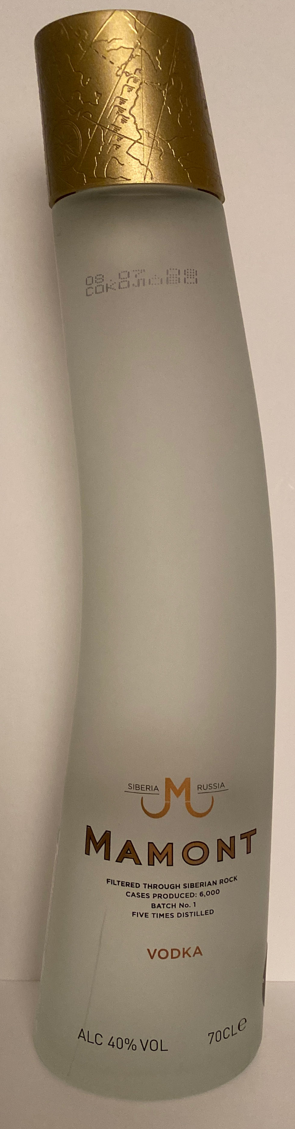 Mamont Vodka Sibirischer Vodka 07 L. - Mamont (700mL) alcohol collectible [Barcode 4602726002908] - Main Image 4