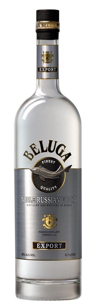 Beluga Export 700ml 40% Russia - Mariinsk Distillery (700  mL) alcohol collectible [Barcode 4603928000976] - Main Image 2