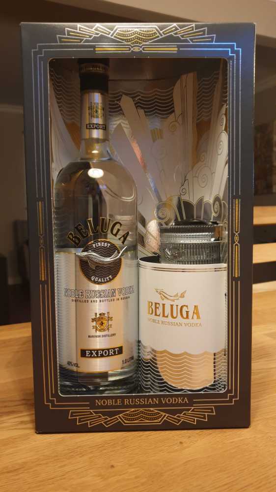 Beluga Noble Vodka 1 Liter 40% Russland - Mariinsk Distillery (1L) alcohol collectible [Barcode 4603928000983] - Main Image 3