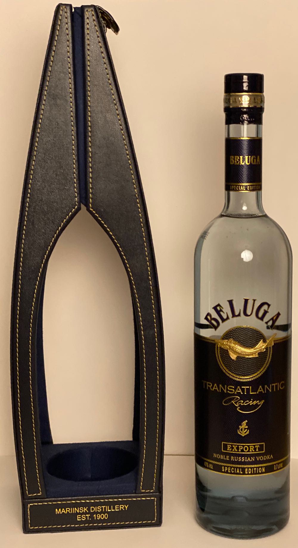 Beluga Transatlantic Racing Noble Russian Vodka + GB 700ml 40% Vol. - Mariinsk Distillery (700 mL) alcohol collectible [Barcode 4603928004363] - Main Image 2
