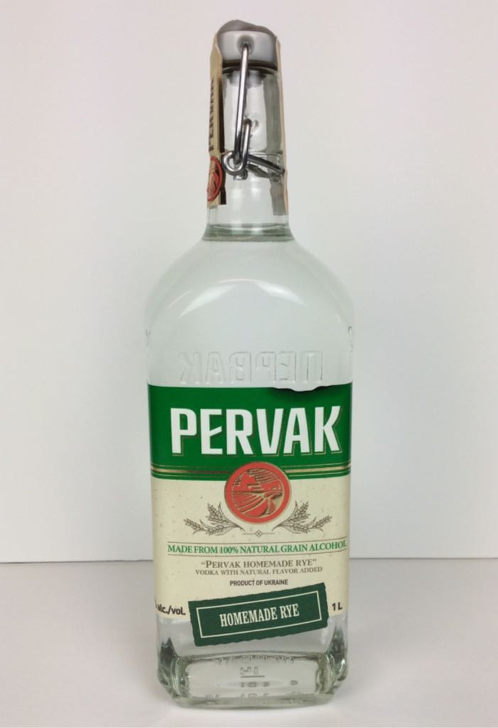 Homemade Rye - Pervak (1L) alcohol collectible [Barcode 4820163120270] - Main Image 1