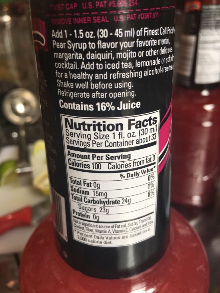 Prickly Pear - American Beverage (1L) alcohol collectible [Barcode 070491547001] - Main Image 2