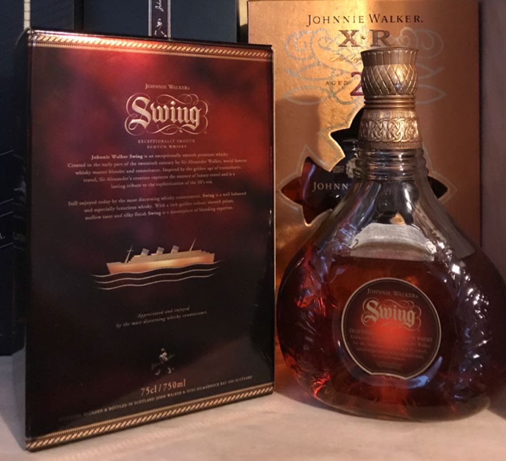 Johnnie Walker Swing Scotch Whisky 0,7 l -schottischer Blended Whisky - Johnnie Walker & Sons (750 mL) alcohol collectible [Barcode 5000267091013] - Main Image 2