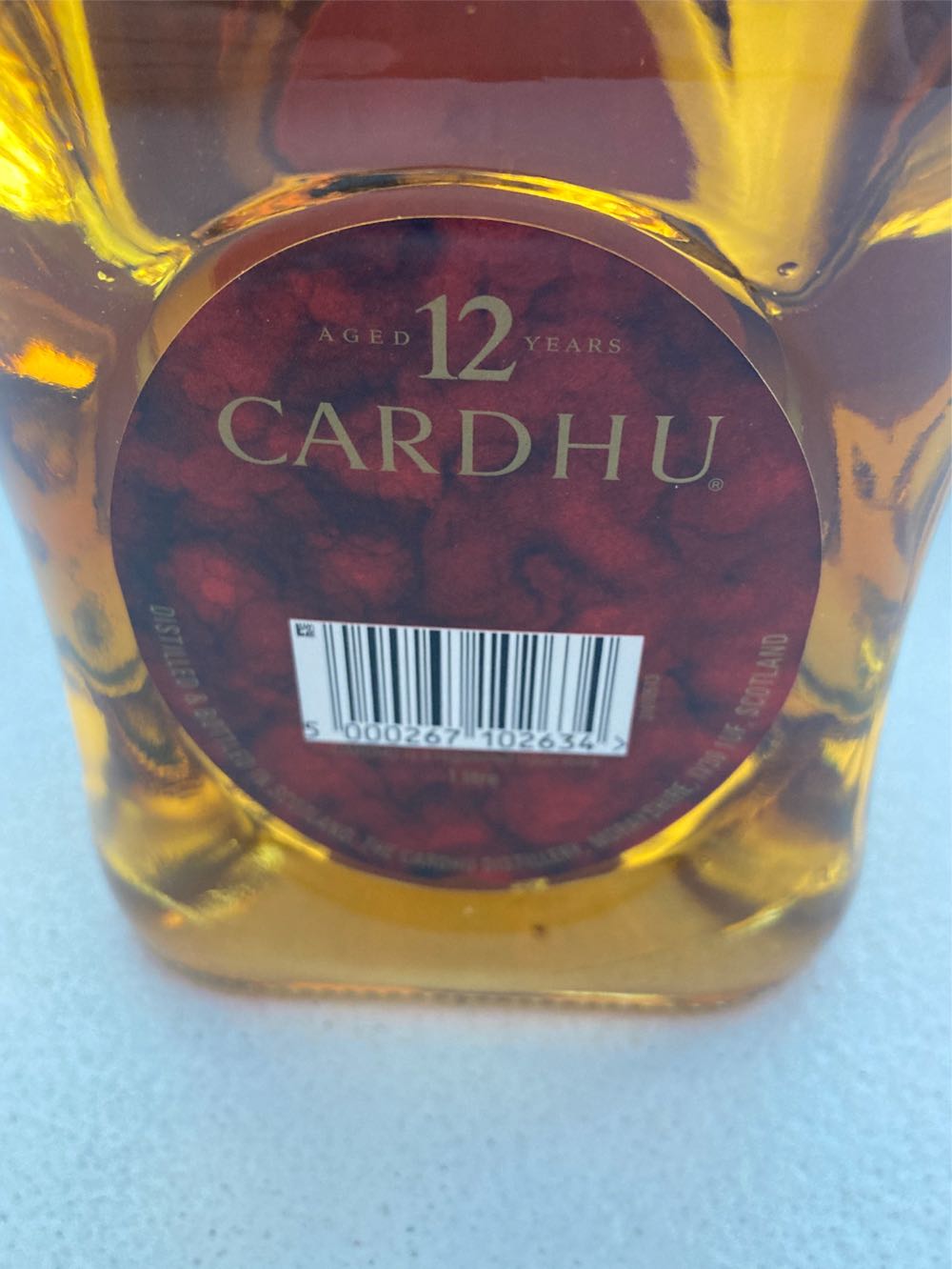 Cardhu Single Malt - The Cardhu Distillery (1L) alcohol collectible [Barcode 5000267102634] - Main Image 2