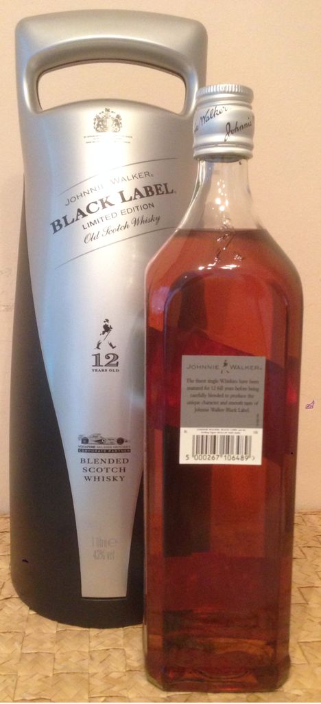 John Walker Black Label Limited Edition - John Walker and Sons (1L) alcohol collectible [Barcode 5000267106489] - Main Image 2