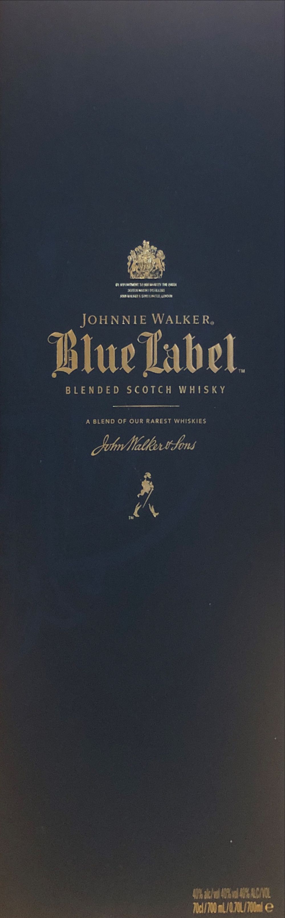 Johnnie Walker Blue Label  - Johnnie Walker (700 mL) alcohol collectible [Barcode 5000267115245] - Main Image 2