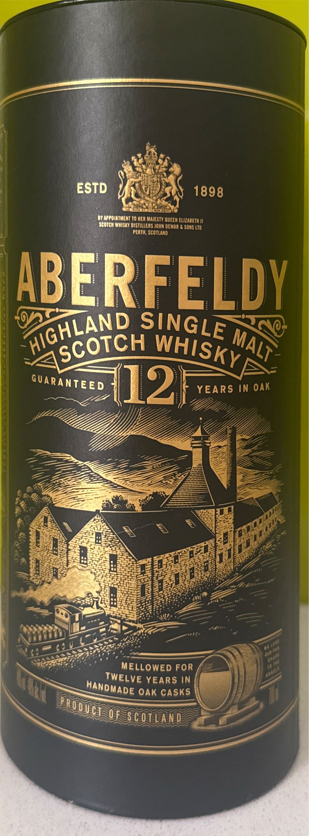 Aberfeldy 12 Yr Old - The Aberfeldy Distillery (700 mL) alcohol collectible [Barcode 5000277000982] - Main Image 4