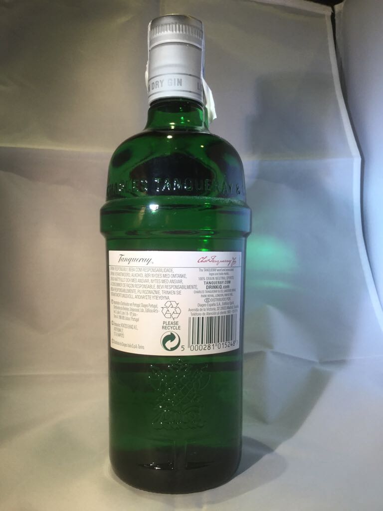 Tanqueray - Charles Tanqueray & Co. (700 mL) alcohol collectible [Barcode 5000281015248] - Main Image 2