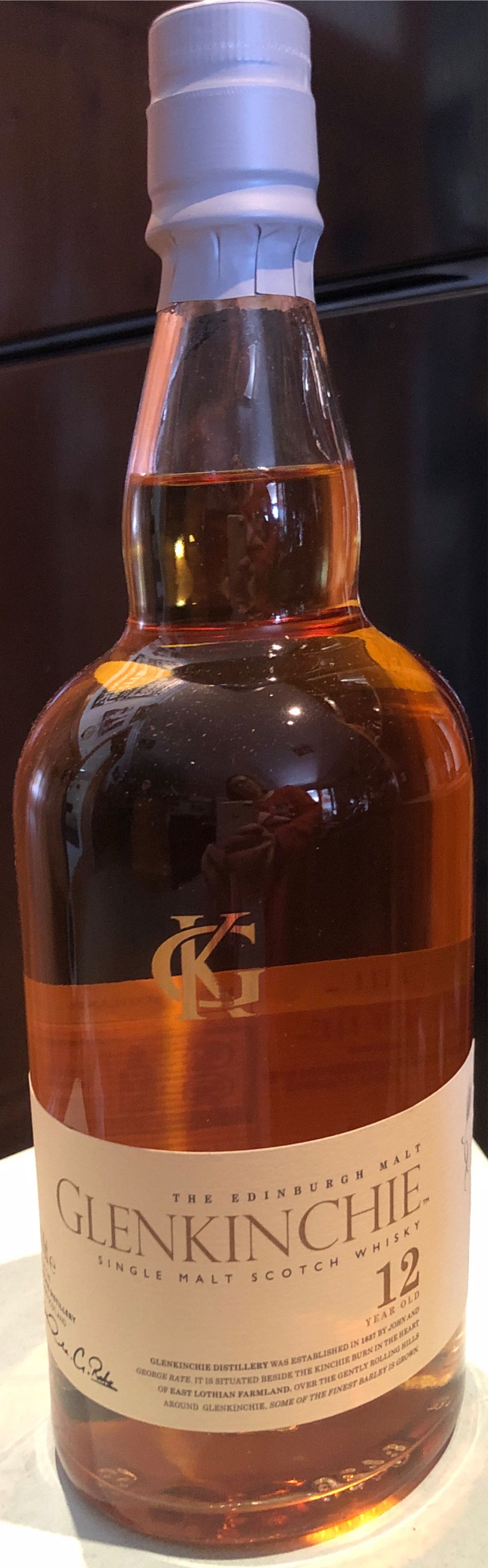 Glenkinchie 12 Year Old Whisky - Glenkinchie Distillery (700 mL) alcohol collectible [Barcode 5000281021942] - Main Image 3