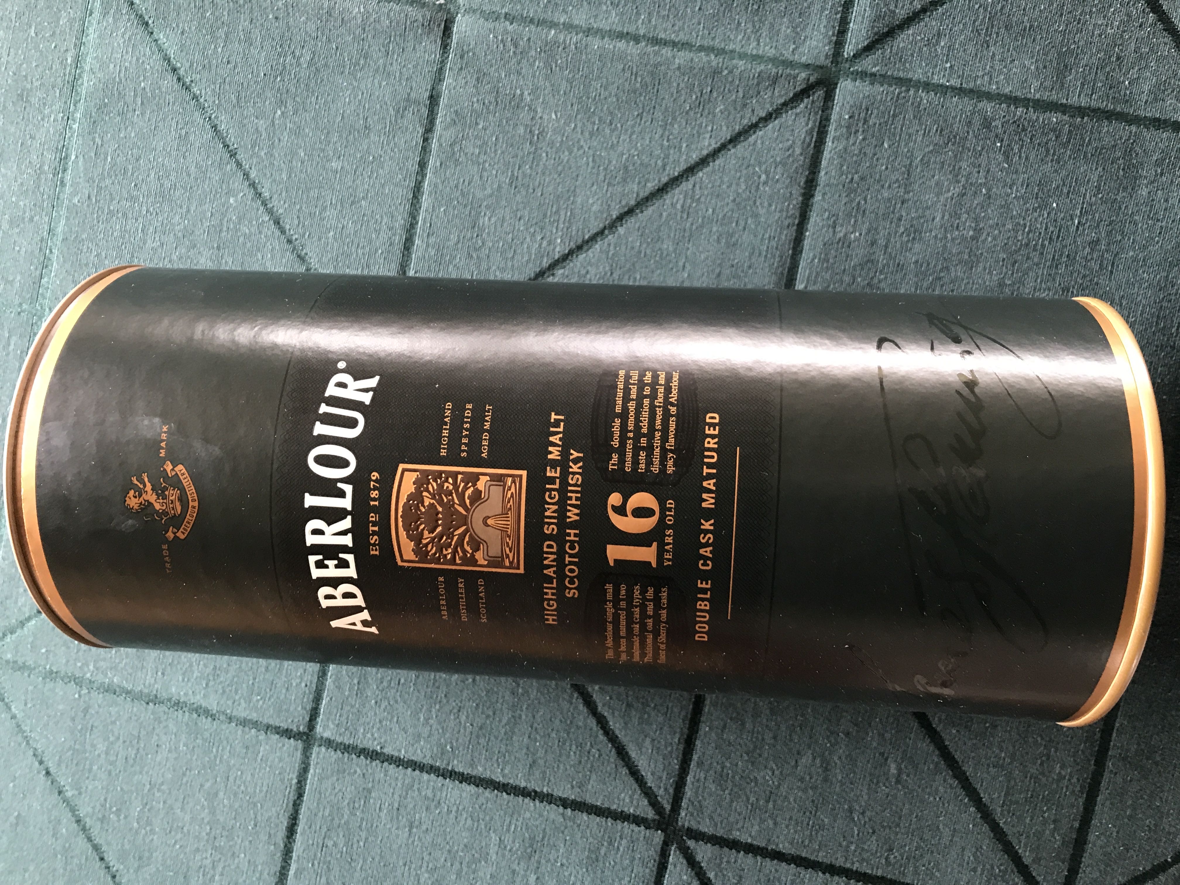 ABERLOUR 16y Double Cask Matured Highland Single Malt Scotch Whisky - Aberlour Distillery Company (700 mL) alcohol collectible [Barcode 5000299298022] - Main Image 3
