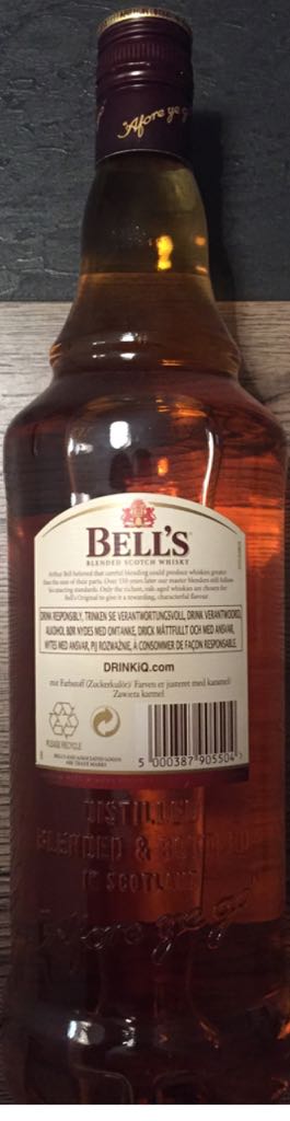 Bells - Blended Scotch - Arthur Bell And Sons (1 L) alcohol collectible [Barcode 5000387905504] - Main Image 2