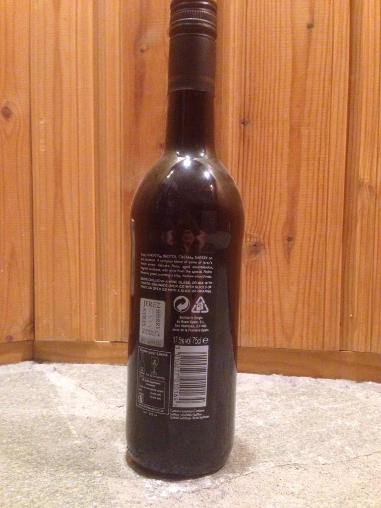 Harvey’s Bristol Cream - Beam Spain S.L. (750 mL) alcohol collectible [Barcode 5010277010164] - Main Image 2