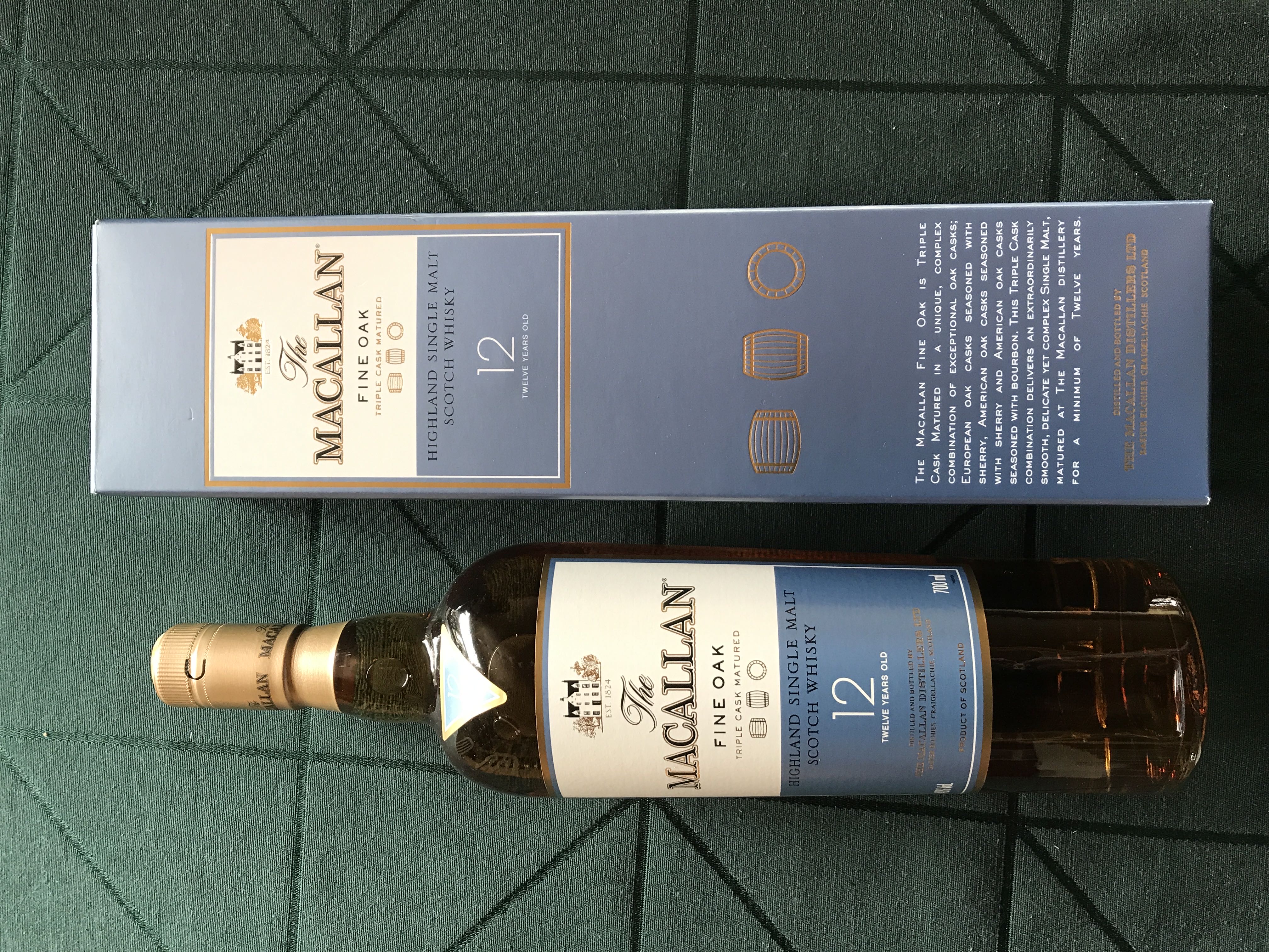 Macallan 12 Years Fine Oak Triple Cask Matured (2025) - The Macallan Distillers (700 mL) alcohol collectible [Barcode 5010314048907] - Main Image 2