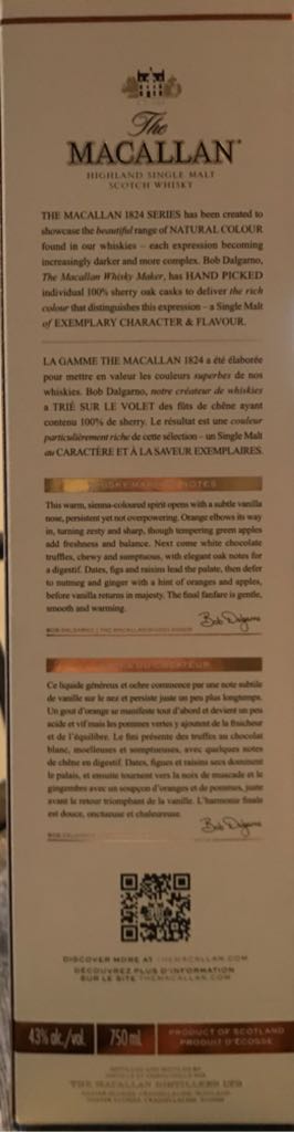 Macallan Sienna - The Macallan Distillers (750 mL) alcohol collectible [Barcode 5010314102203] - Main Image 2