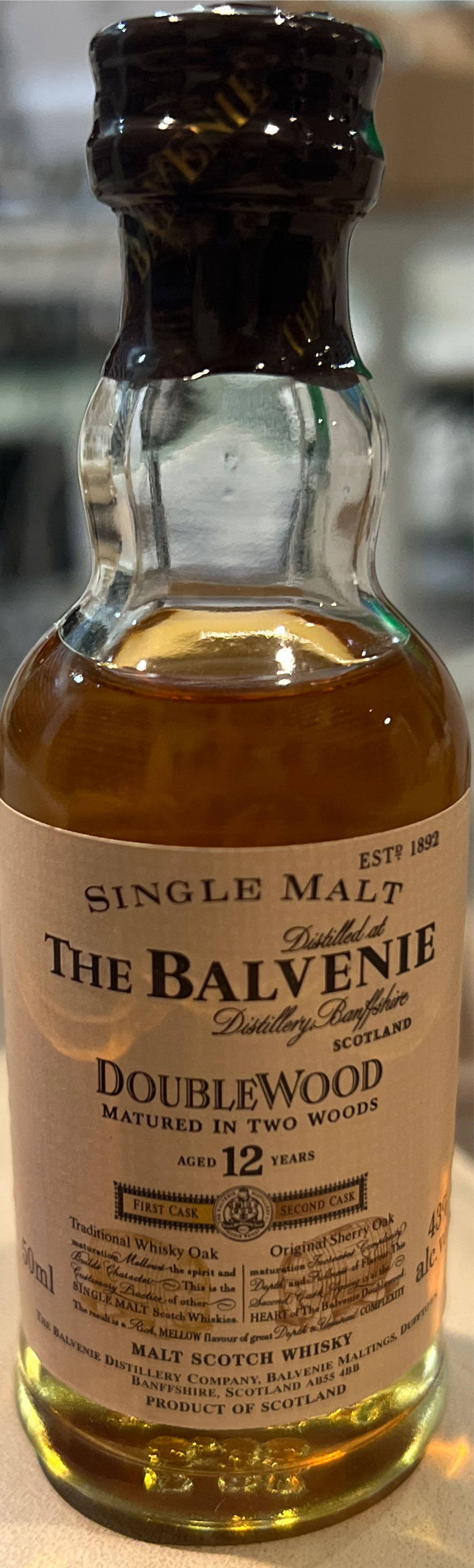 The Balvenie 12 Years - The Balvenie Distillery (1000) alcohol collectible [Barcode 5010327518121] - Main Image 3