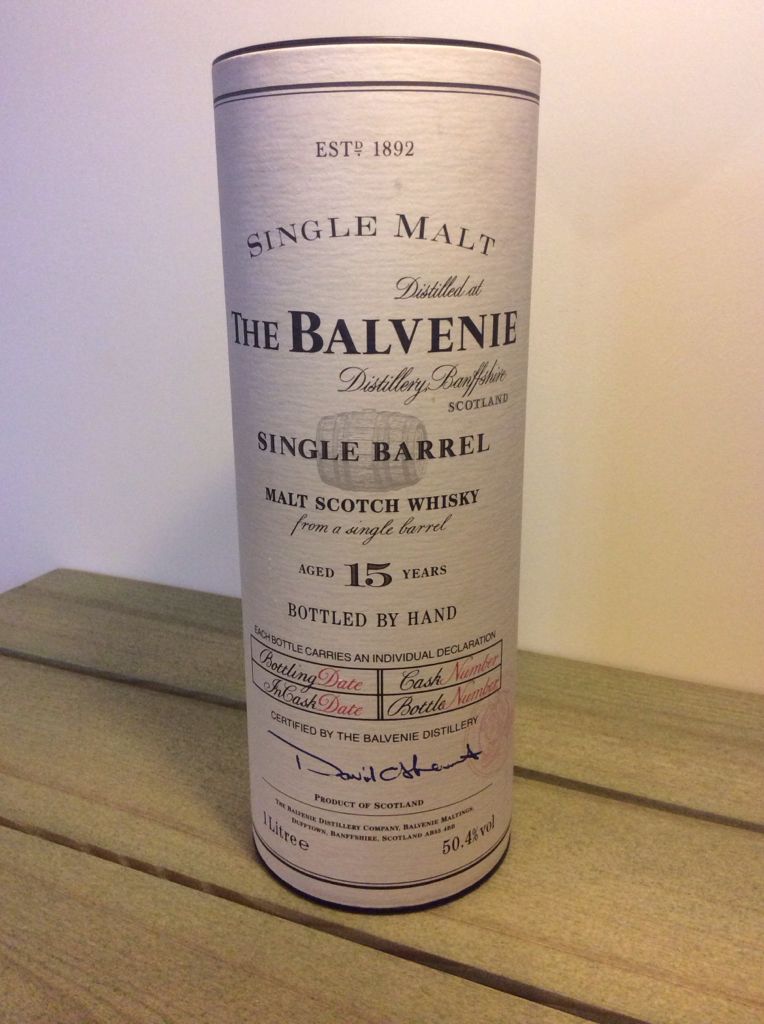 Balvenie Single Barrel 15 Yr Old Single Malt - The Balvenie Distillery (1L) alcohol collectible [Barcode 5010327518138] - Main Image 2