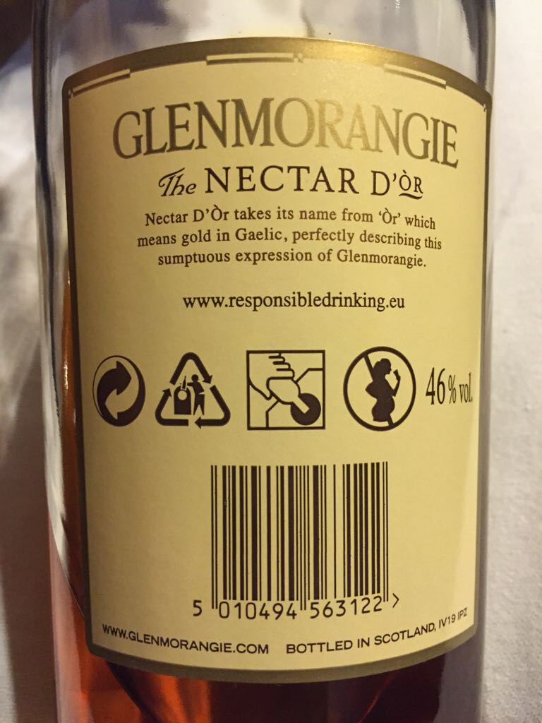 Glenmorangie Nectar D Or - The Glenmorangie Distillery (1L) alcohol collectible [Barcode 5010494563122] - Main Image 2