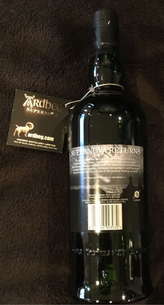 Supernova SN2014 - Ardbeg (750 mL) alcohol collectible [Barcode 5010494923032] - Main Image 2