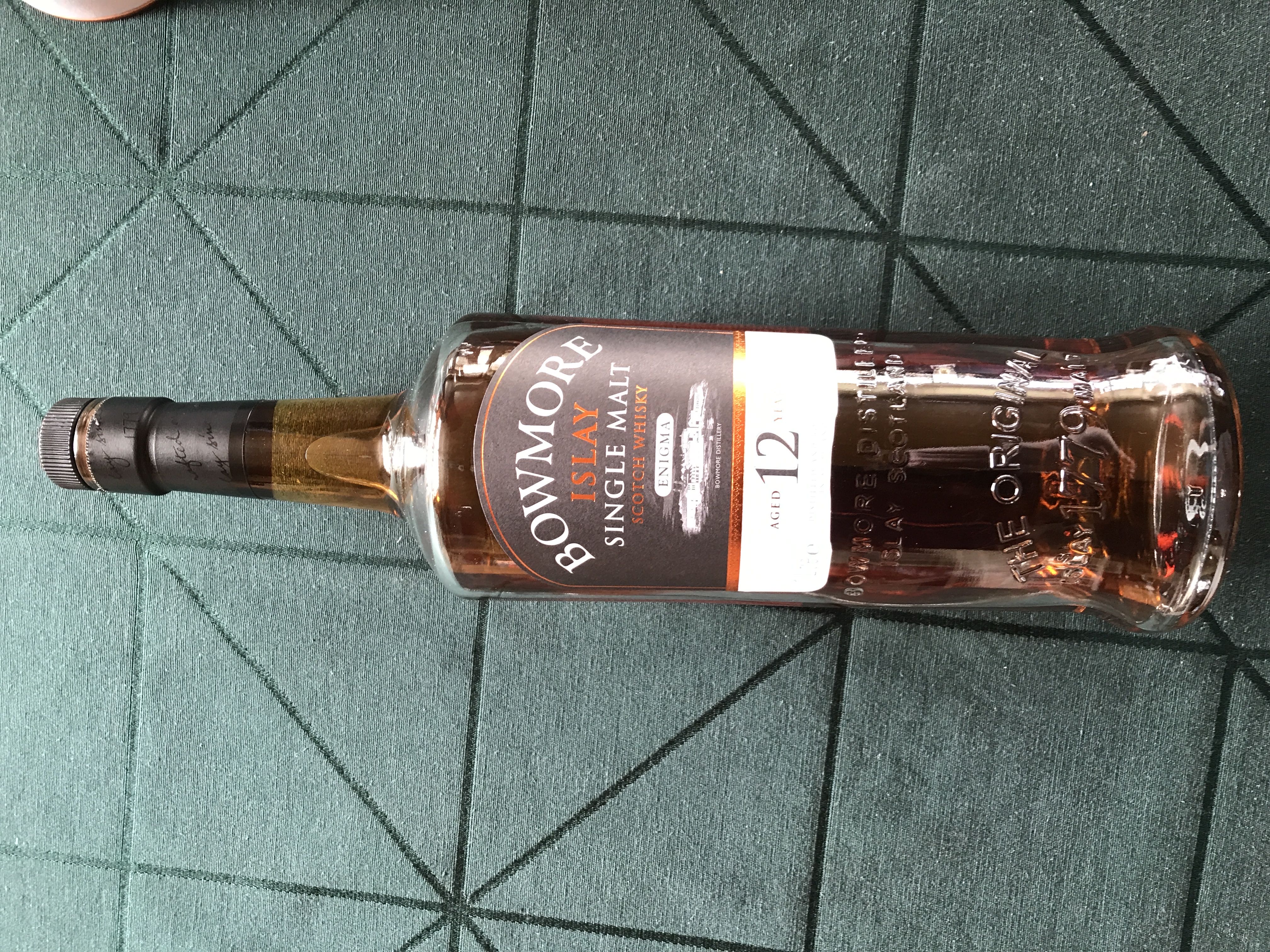 Bowmore Enigma 12 Years - Bowmore Distillery (1000mL) alcohol collectible [Barcode 5010496000694] - Main Image 3