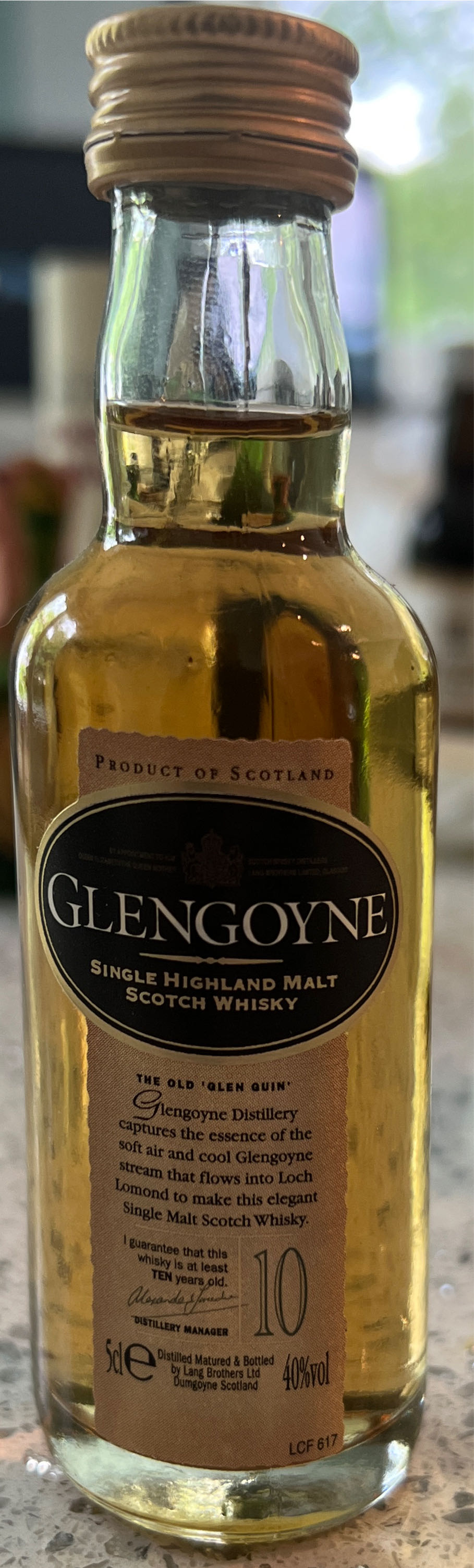 Glengoyne 10 Yr Old - The Glengoyne Distillery (750 mL) alcohol collectible [Barcode 5010503750079] - Main Image 3